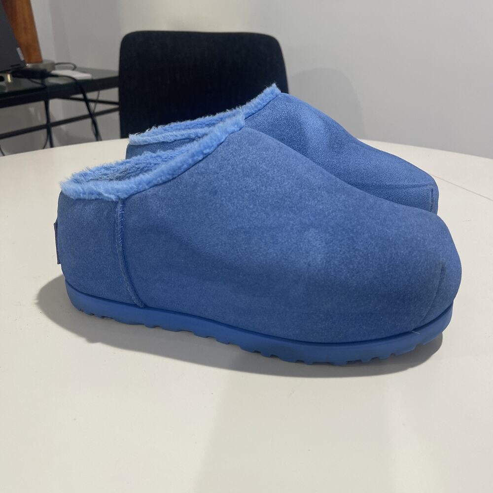 Ugg Pumped Slide Women's Size 9 Big Sky Slippers Blue Unique Periwinkle Comfort